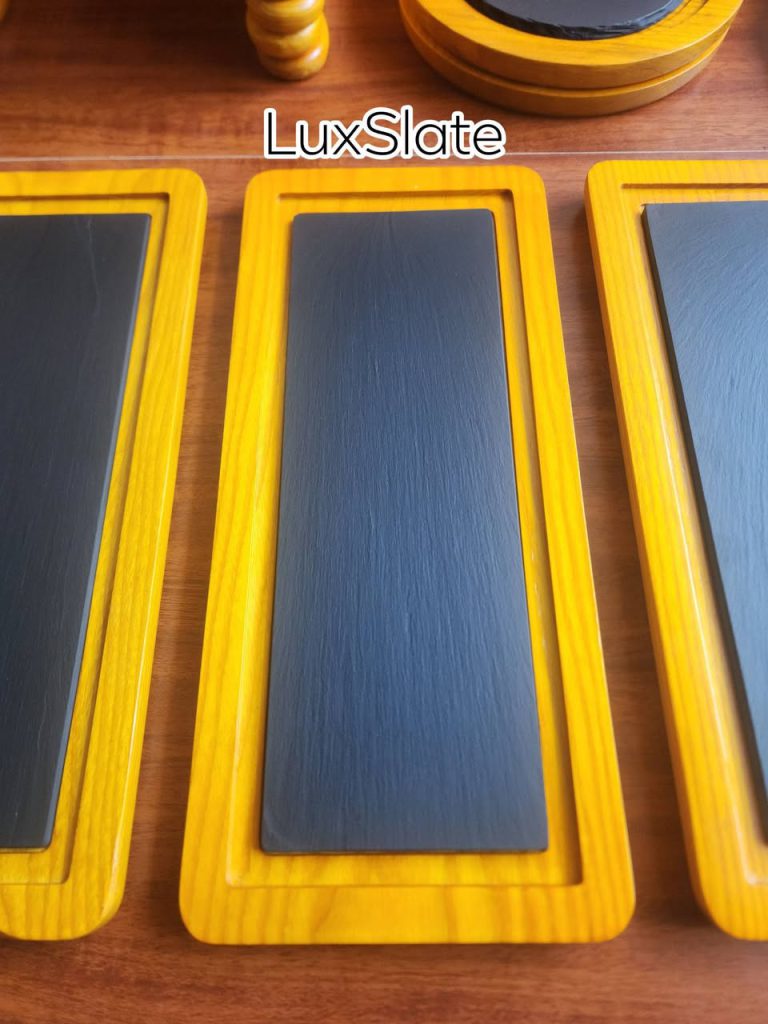 Khay đá Slate và gỗ tự nhiên LuxSlate - hình 4
