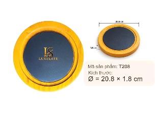 Khay đá & gỗ tròn T208